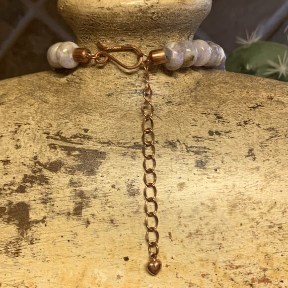 Jay King Necklace & Pendant Sterling Silver, Copper and Amethyst Statement Piece - Picture 14 of 14